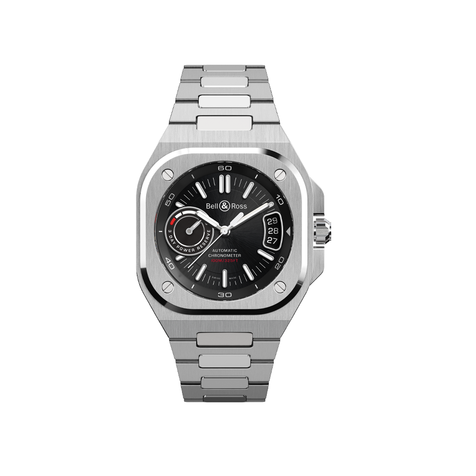Bell & Ross BR-X5 Black Dial Stainless Steel Automatic Watch 41mm BRX5R-BL-ST/SST Hardy Brothers Jewellers