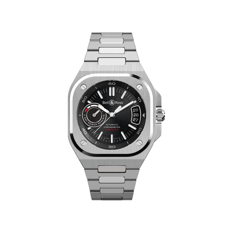 Bell & Ross BR-X5 Black Dial Stainless Steel Automatic Watch 41mm BRX5R-BL-ST/SST Hardy Brothers Jewellers