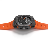 Bell & Ross BR-X5 Carbon Orange Rubber Strap Automatic Watch 41mm BRX5R-BO-TC/SRB Hardy Brothers Jewellers