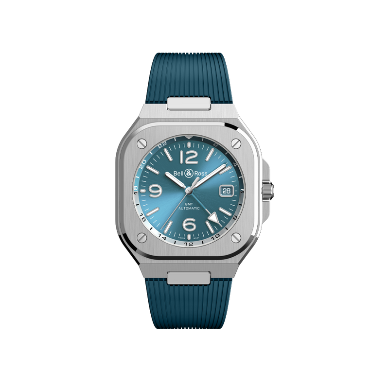 Bell & Ross BR 05 GMT Sky Blue Hardy Brothers Jewellers