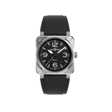Bell & Ross BR 03 Black Steel 41.00mm BR03A-BL-ST/SRB Hardy Brothers Jewellers