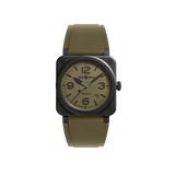 Bell & Ross BR 03 Military Ceramic 41.00mm BR03A-MIL-CE/SRB Hardy Brothers Jewellers