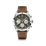Breitling Classic AVI Chronograph 42 Curtiss Warhawk Leather Strap Watch A233802A1L1X1 Hardy Brothers Jewellers