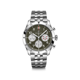 Breitling Classic AVI Chronograph 42 Curtiss Warhawk Steel Bracelet Watch A233802A1L1A1 Hardy Brothers Jewellers