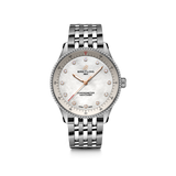 Breitling Navitimer Automatic 32 Mother Of Pearl Dial with Diamonds Stainless Steel A77320E61A1A1 Hardy Brothers Jewellers