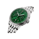 Watch Breitling Premier B01 Chronograph 42 Green Dial Stainless Steel Bracelet Hardy Brothers Jewellers