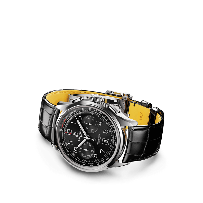 Breitling Premier B01 Chronograph 42 Black Hardy Brothers Jewellers
