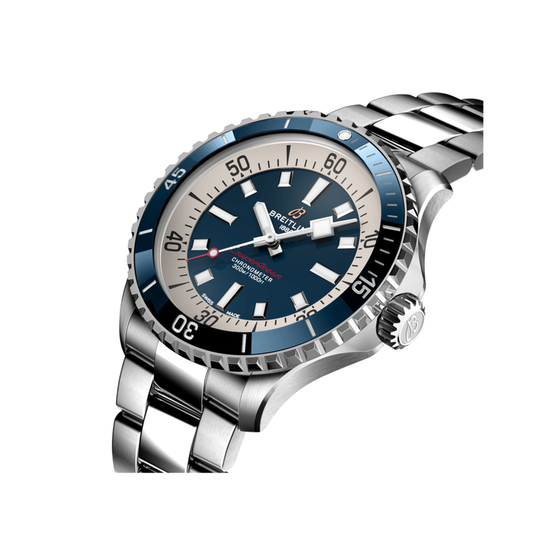 Breitling Superocean Automatic 42 Blue Steel A17375E71C1A1 Hardy