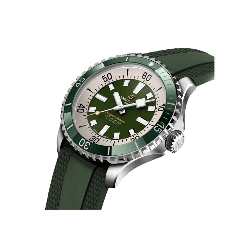 Breitling Superocean Automatic 44 Green Steel A17376A31L1S1