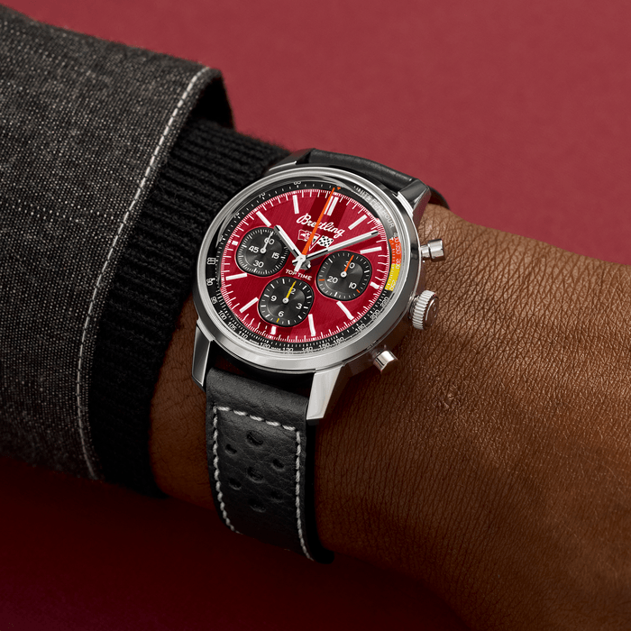 Watch Breitling Top Time B01 Classic Cars Chevrolet Corvette Hardy Brothers Jewellers