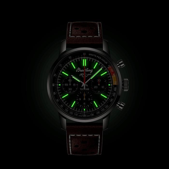 Watch Breitling Top Time B01 Classic Cars Ford Mustang Hardy Brothers Jewellers