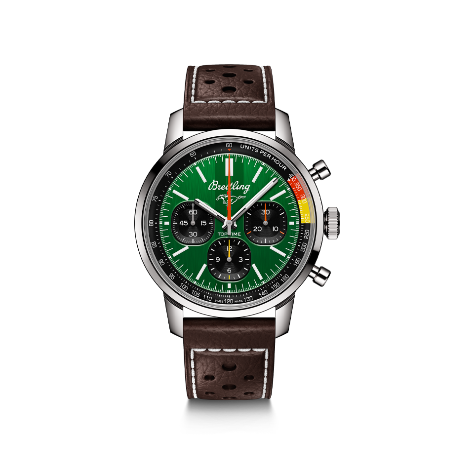 Watch Breitling Top Time B01 Classic Cars Ford Mustang Hardy Brothers Jewellers