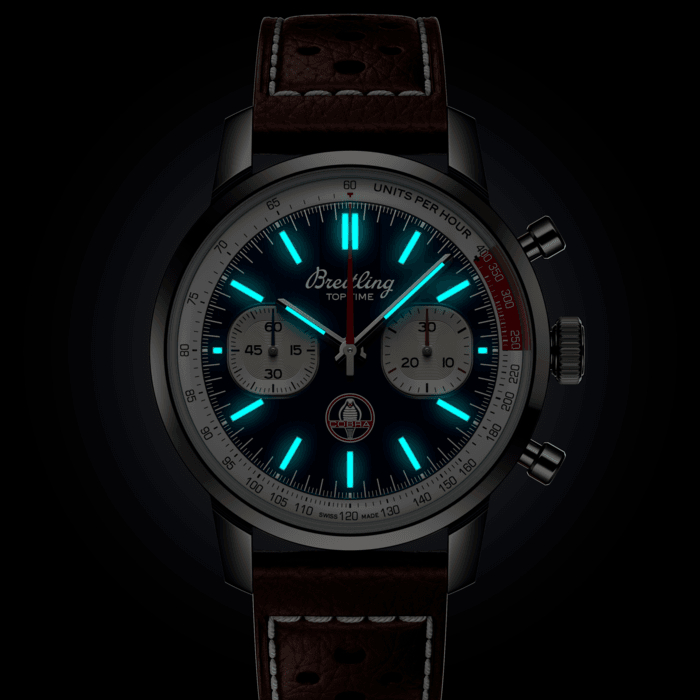 Watch Breitling Top Time B01 Classic Cars Shelby Cobra Hardy Brothers Jewellers