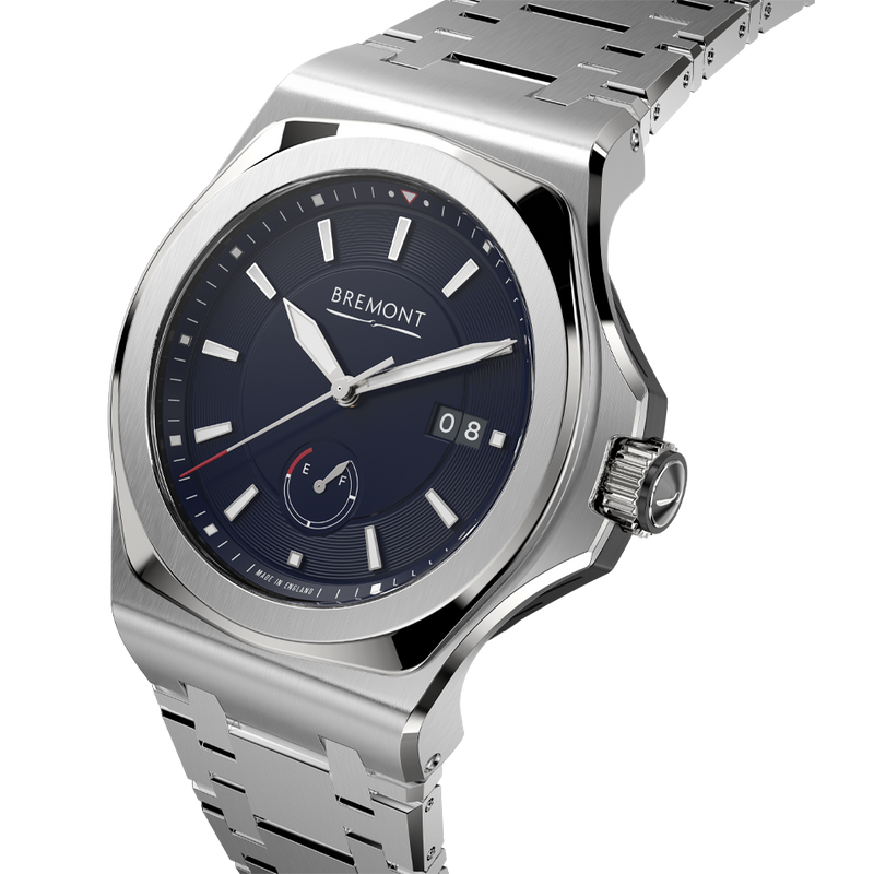 Bremont Supernova Midnight Stainless Steel Automatic Watch Hardy Brothers Jewellers