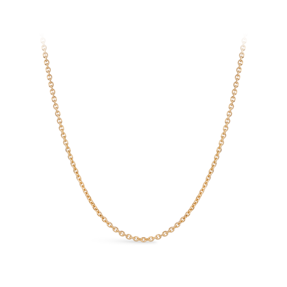 500mm Cable Link Chain Necklace in 18ct Rose Gold Hardy Brothers Jewellers