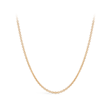 500mm Cable Link Chain Necklace in 18ct Rose Gold Hardy Brothers Jewellers