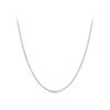 500mm Cable Link Chain Necklace in 18ct White Gold Hardy Brothers Jewellers