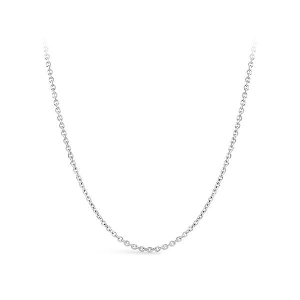 Real white online gold necklace