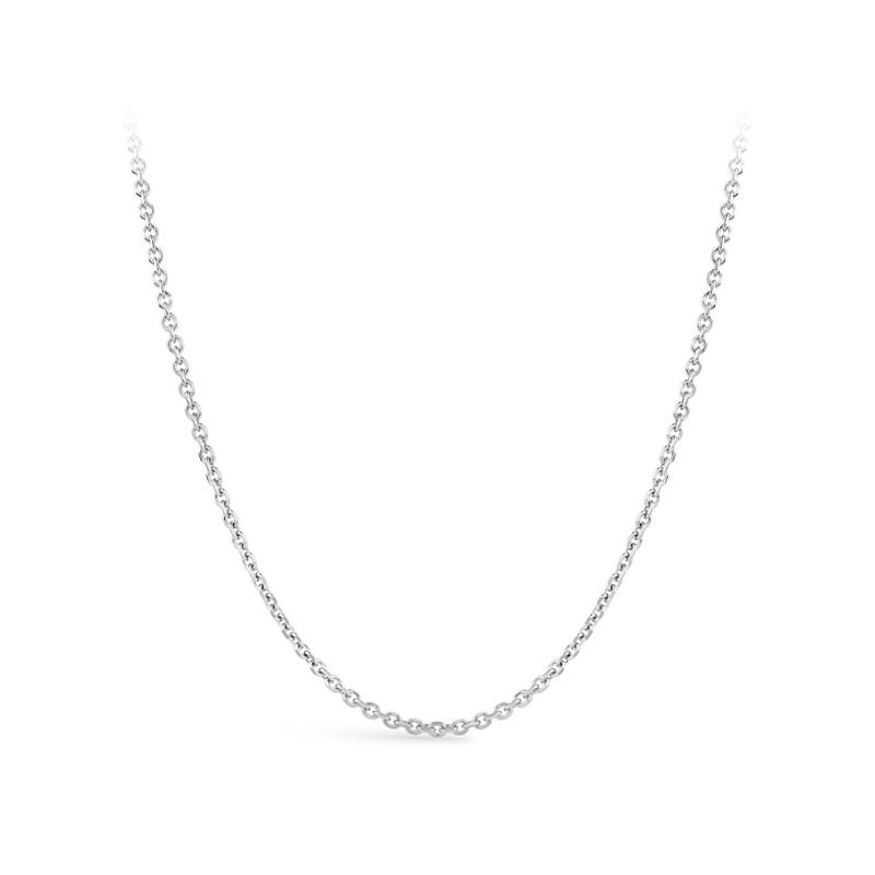 White and gold top chain
