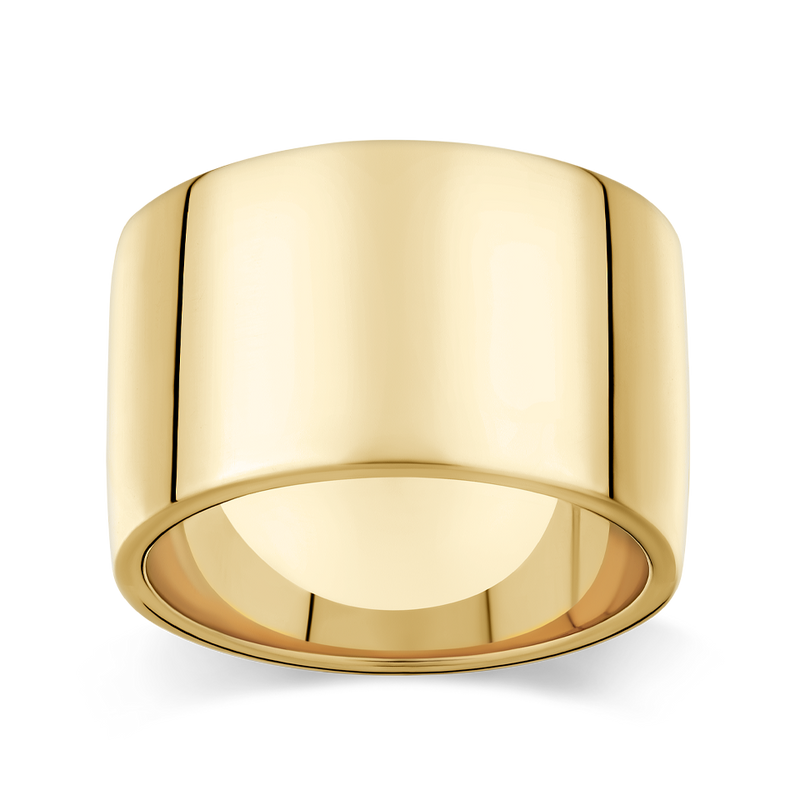 Cigar Ring in 18ct Yellow Gold Hardy Brothers Jewellers