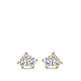 Ear Party Cluster Diamond Stud Earrings in 18ct Yellow Gold Hardy Brothers Jewellers