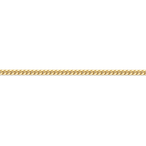 190mm Miami Link Chain Bracelet in 18ct Yellow Gold Hardy Brothers Jewellers