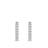 Ear Party Diamond Huggie Earrings in 18ct White Gold Hardy Brothers Jewellers