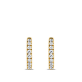 Ear Party Diamond Huggie Earrings in 18ct Yellow Gold Hardy Brothers Jewellers