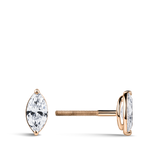 0.50ct Marquise Cut Diamond Stud Earrings in 18ct Rose Gold Hardy Brothers Jewellers