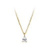 0.25 Carat Pear Cut Diamond Pendant in 18ct Yellow Gold