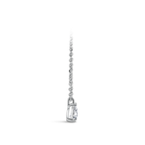 0.25ct Pear Cut Diamond Pendant in 18ct White Gold Hardy Brothers Jewellers