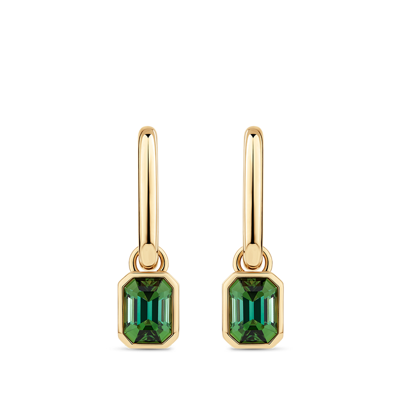 Green tourmaline deals earrings