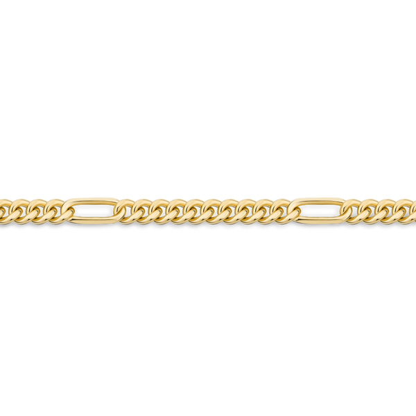 Figaro Chain in 18ct Yellow Gold Hardy Brothers Jewellers