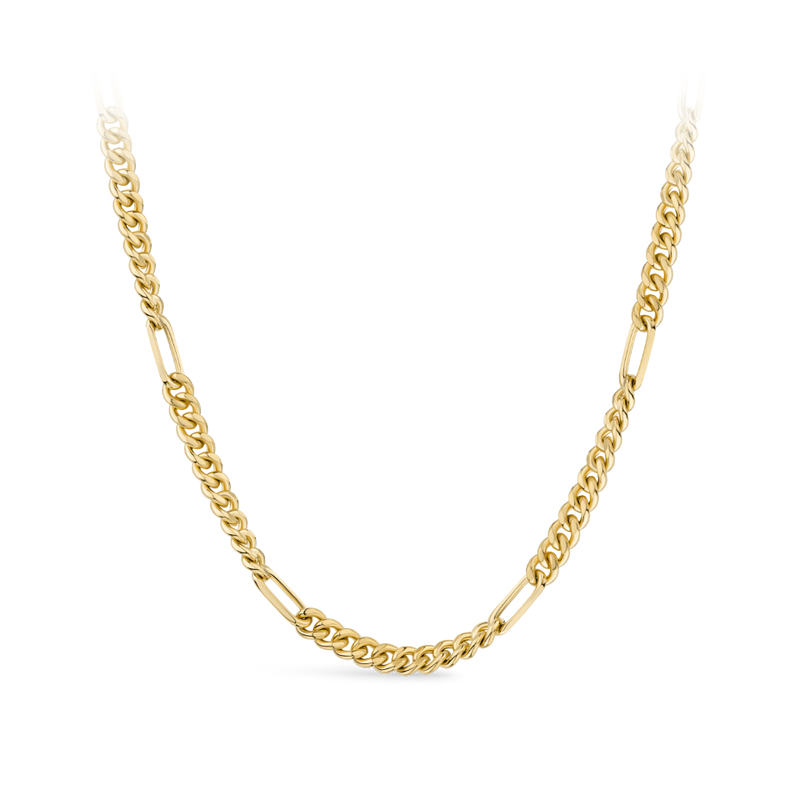 Figaro Chain in 18ct Yellow Gold Hardy Brothers Jewellers