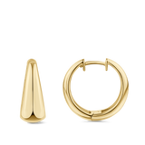 Graduated Huggie Earrings in 18ct Yellow Gold Hardy Brothers Jewellers