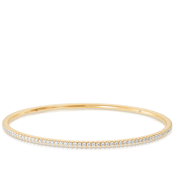 Quintessential 2.00 Carat Diamond Bangle in 18ct Yellow Gold Hardy Brothers Jewellers