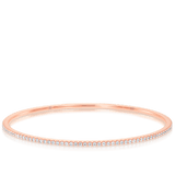 Quintessential 2.00 Carat Diamond Bangle in 18ct Rose Gold Hardy Brothers 