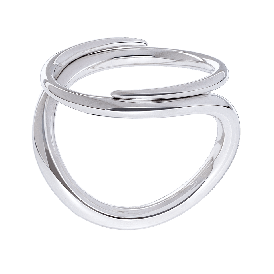 Fluent Sterling Silver Bangle Hardy Brothers Jewellers