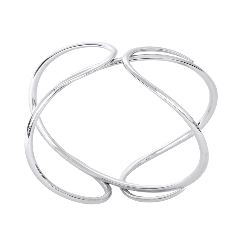 Fluent Sterling Silver Bangle Hardy Brothers Jewellers