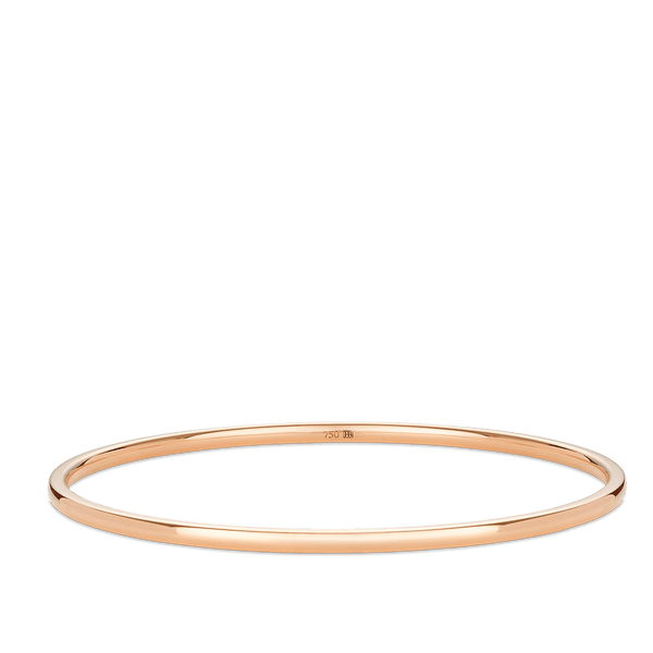 Quintessential Gold Bangle in 18ct Rose Gold Hardy Brothers 