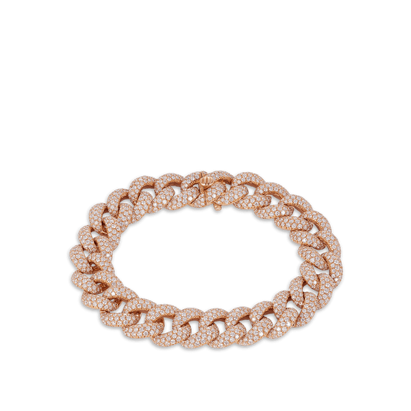 Rose gold pave top bracelet