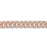 10.85 Carat Pavé Diamond Bracelet in 18ct Rose Gold Hardy Brothers 