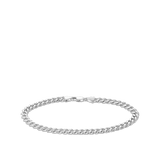 Miami Link Bracelet in 18ct White Gold Hardy Brothers 