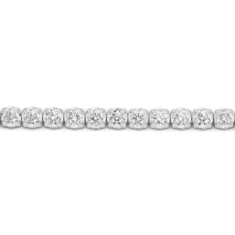 7.00 Carat Diamond Tennis Bracelet in 18ct White Gold Hardy Brothers 