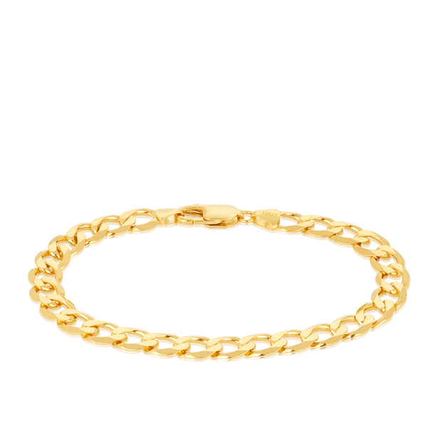 Curb Link Bracelet in 18ct Yellow Gold Hardy Brothers 