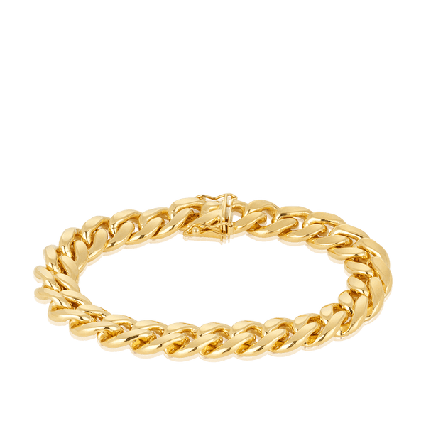 Curb Link Bracelet in 18ct Yellow Gold Hardy Brothers 