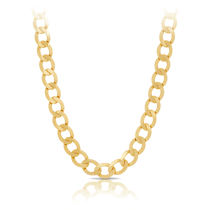 Curb Link Chain in 18ct Yellow Gold Hardy Brothers 