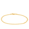 Curb Link Chain Bracelet in 18ct Yellow Gold Hardy Brothers 