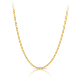 Miami Link Chain Necklace in 18ct Yellow Gold Hardy Brothers 