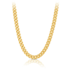 Miami Link Chain Necklace in 18ct Yellow Gold Hardy Brothers 